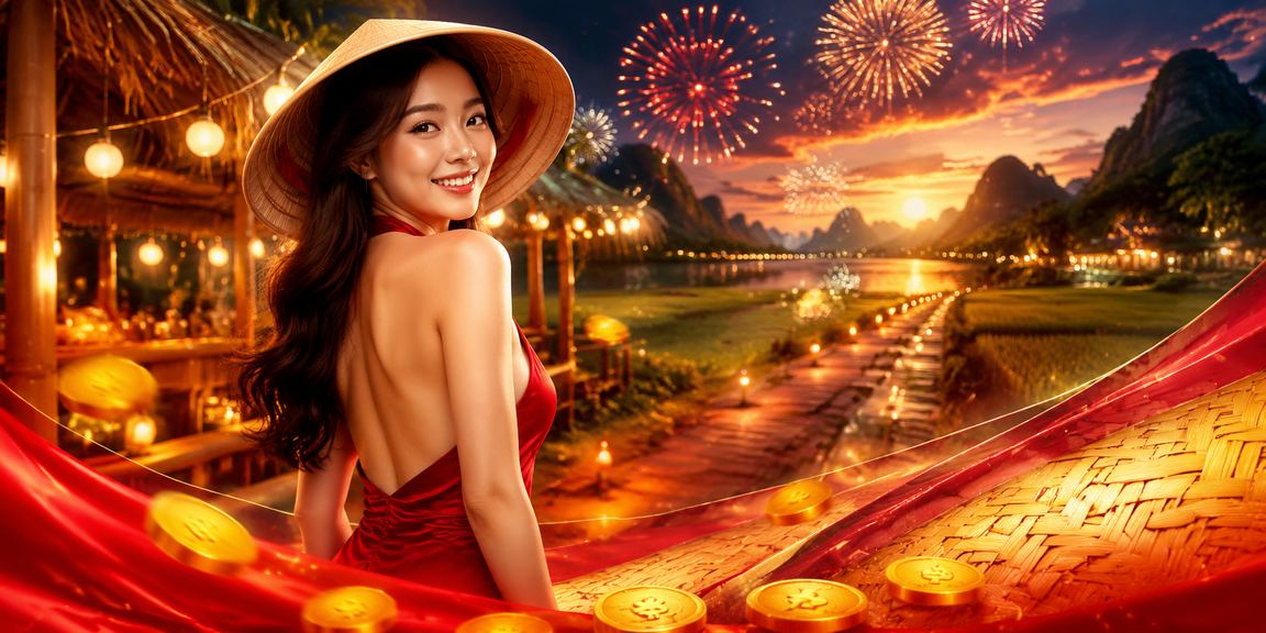 Phụ nữ đội nón lá tại Ninh Bình nhận bonus cashback khi chơi trực tuyến