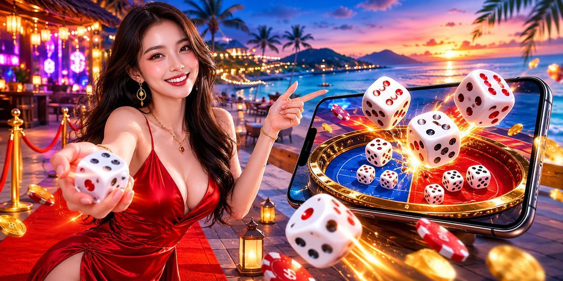 Bãi biển Phú Quốc với trò chơi tài xỉu xúc xắc dưới nắng vàng